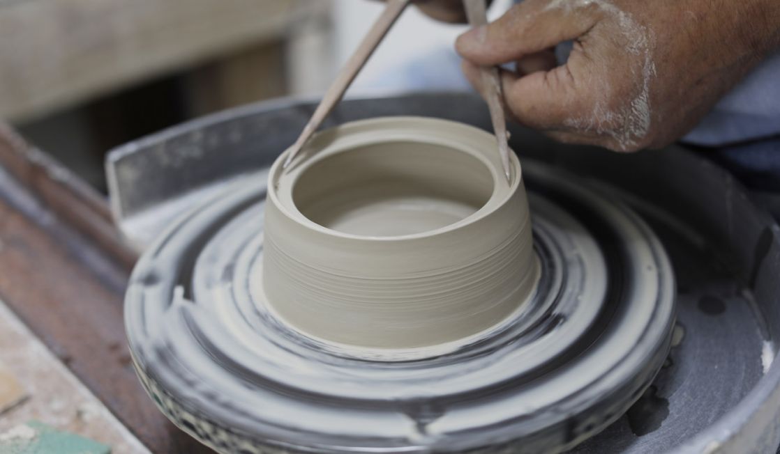 Walter Keeler masterclass Ceramic Review. Photo Layton Thompson