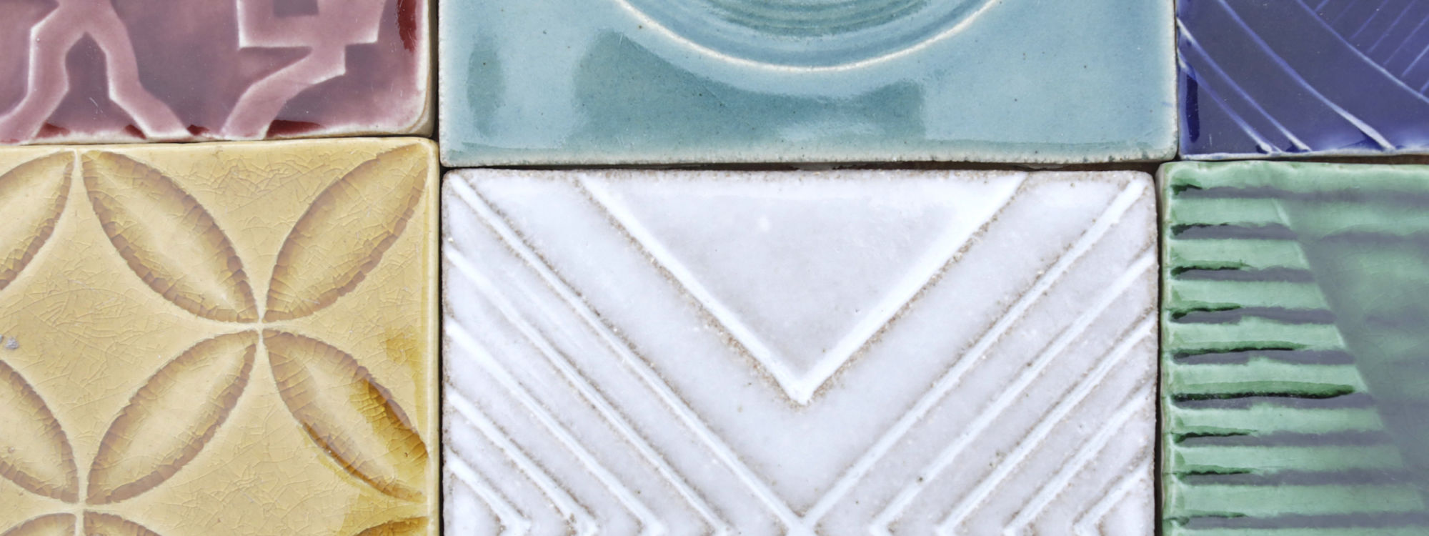 Rich Miller tiles. Photo Layton Thompson for Ceramic Review